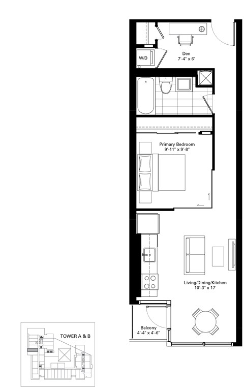 1100 King Street West Studio-3 Beds Apartment for Rent - Photo Gallery 62